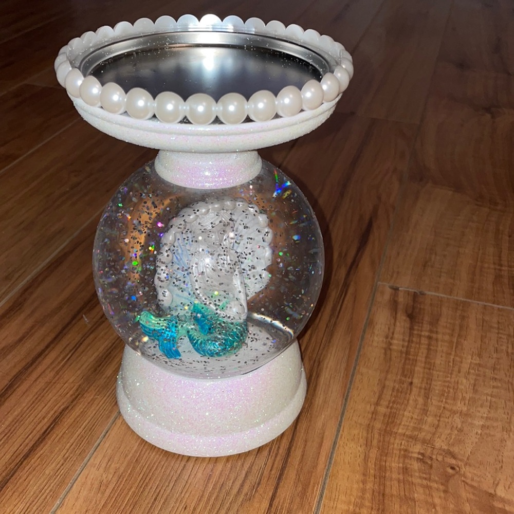 Mermaid candle stand